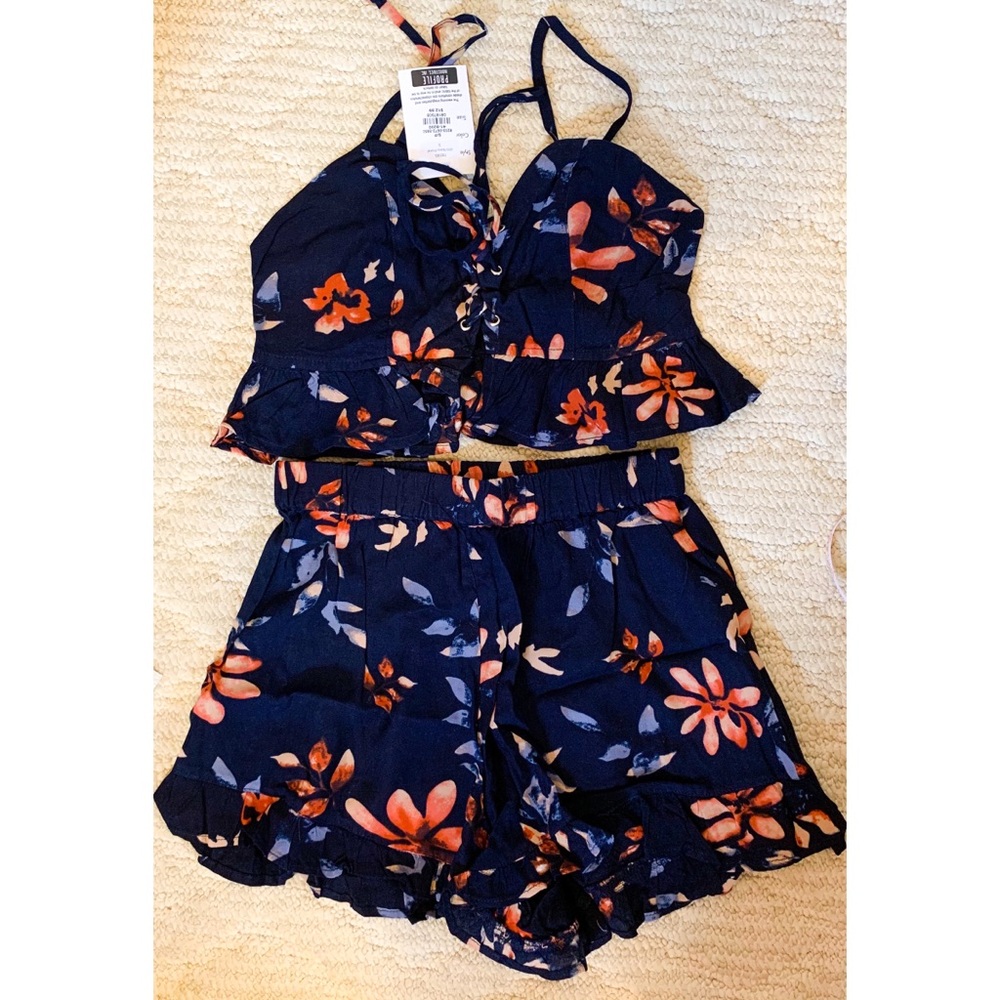 Thread Story two-piece matching top and shorts set